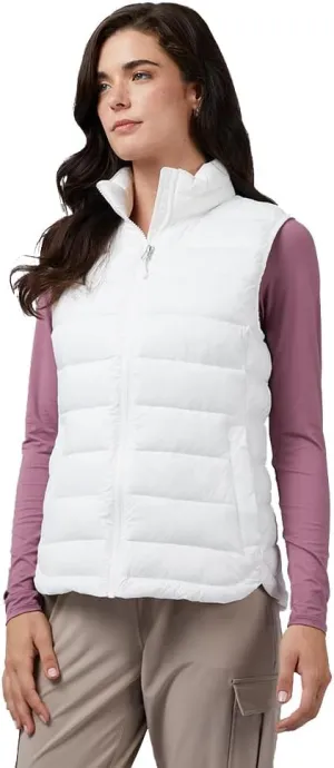 32 Degrees Heat Women's Lightweight Poly-Fill Packable Vest | Zippered Pockets | Layering | Water Repellent