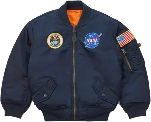 Alpha Industries Big Boys' Nasa MA-1 Bomber Jacket