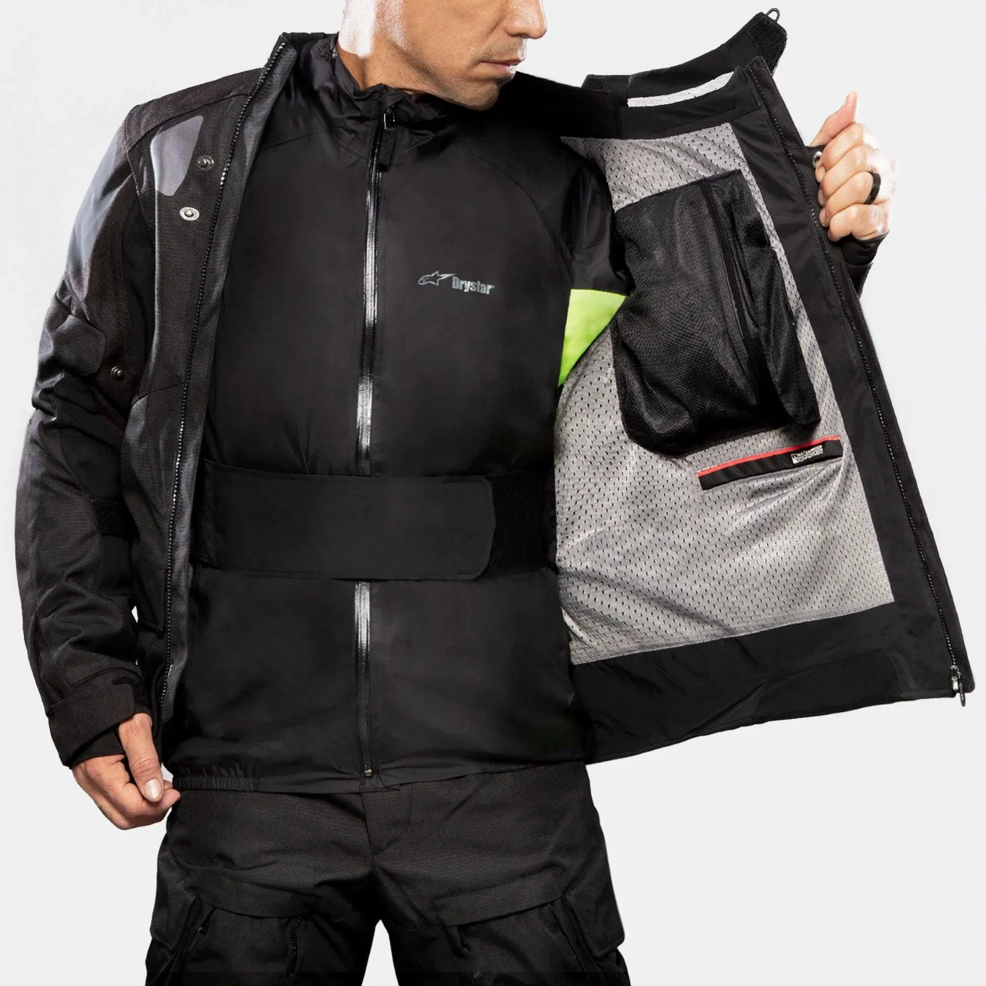 Alpinestars Halo Drystar Jacket - Black/Black
