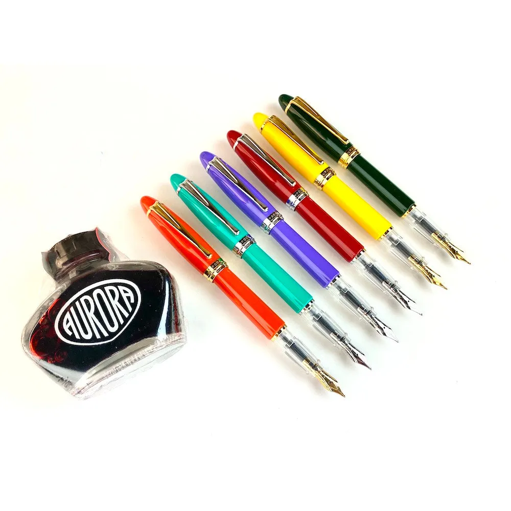Aurora Ipsilon Demo Fountain Pen - Light Green
