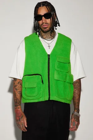 Bhutan Sherpa Vest - Green