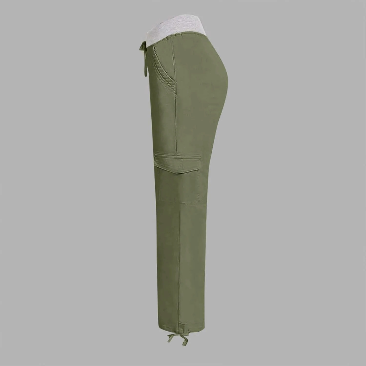 Cargo Yoga Pants for Women 2024 Fashion Wide Leg High Waisted Casual Drawstring Workout Y2K Pants with Pockets