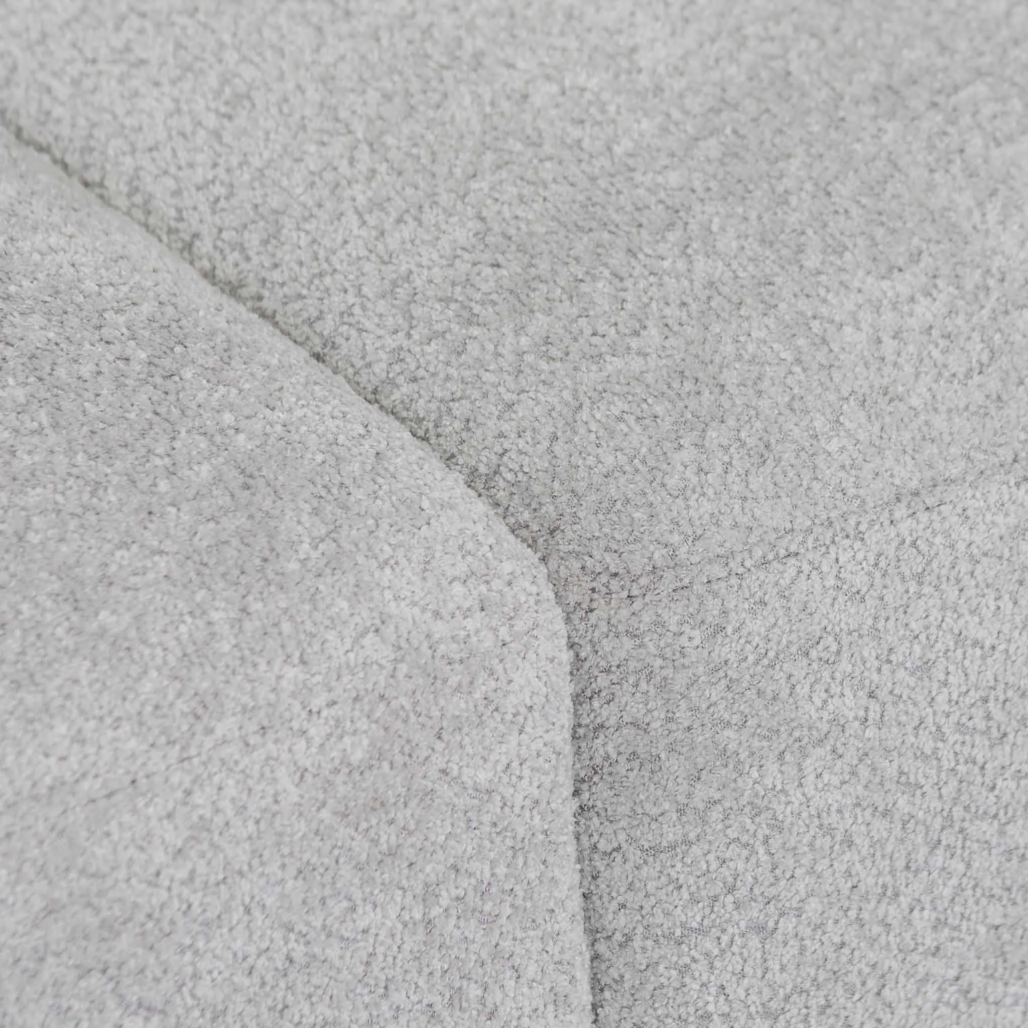 Carissa 4 Seater Sofa - Light Grey Fleece