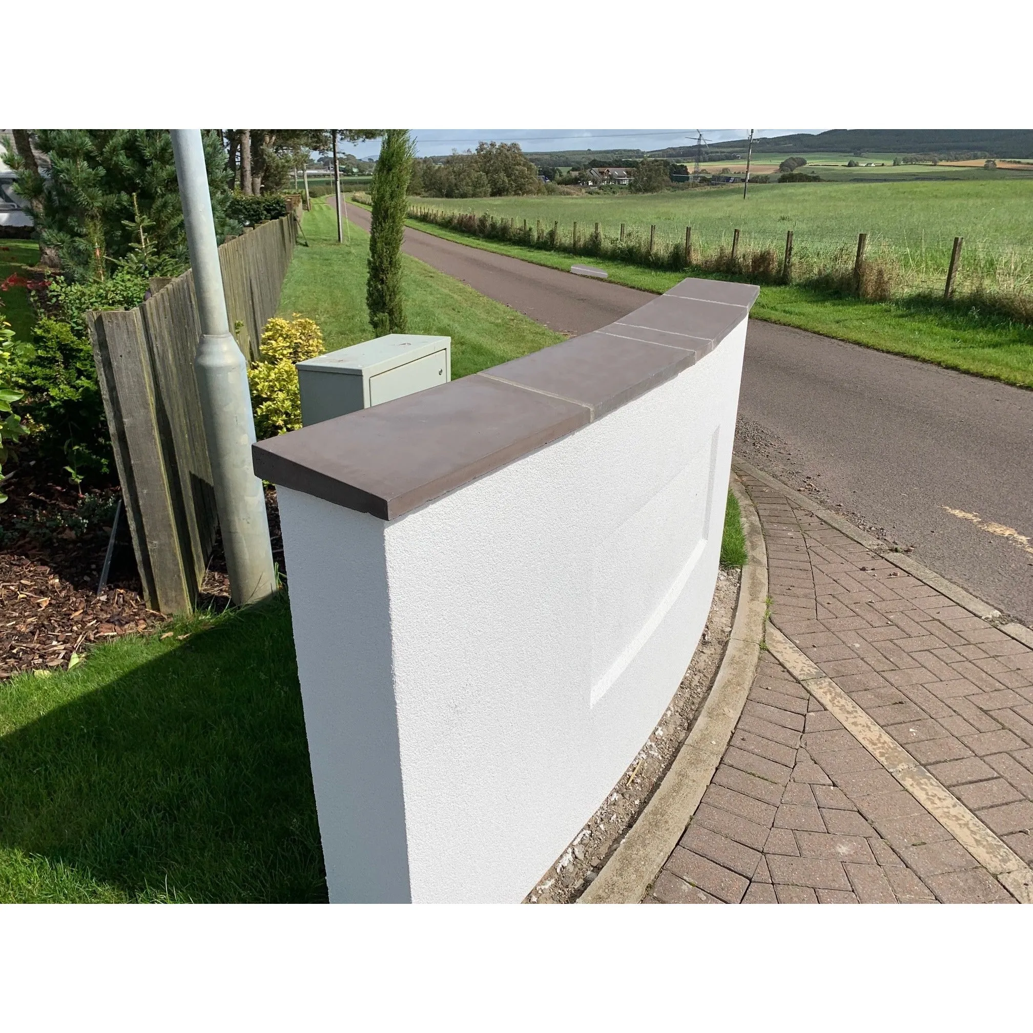 Castle Composites Twice Weathered Coping Stones 600 x 375mm - Dark Grey