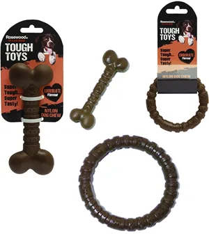 CHOCOLATE NYLON DOG CHEW