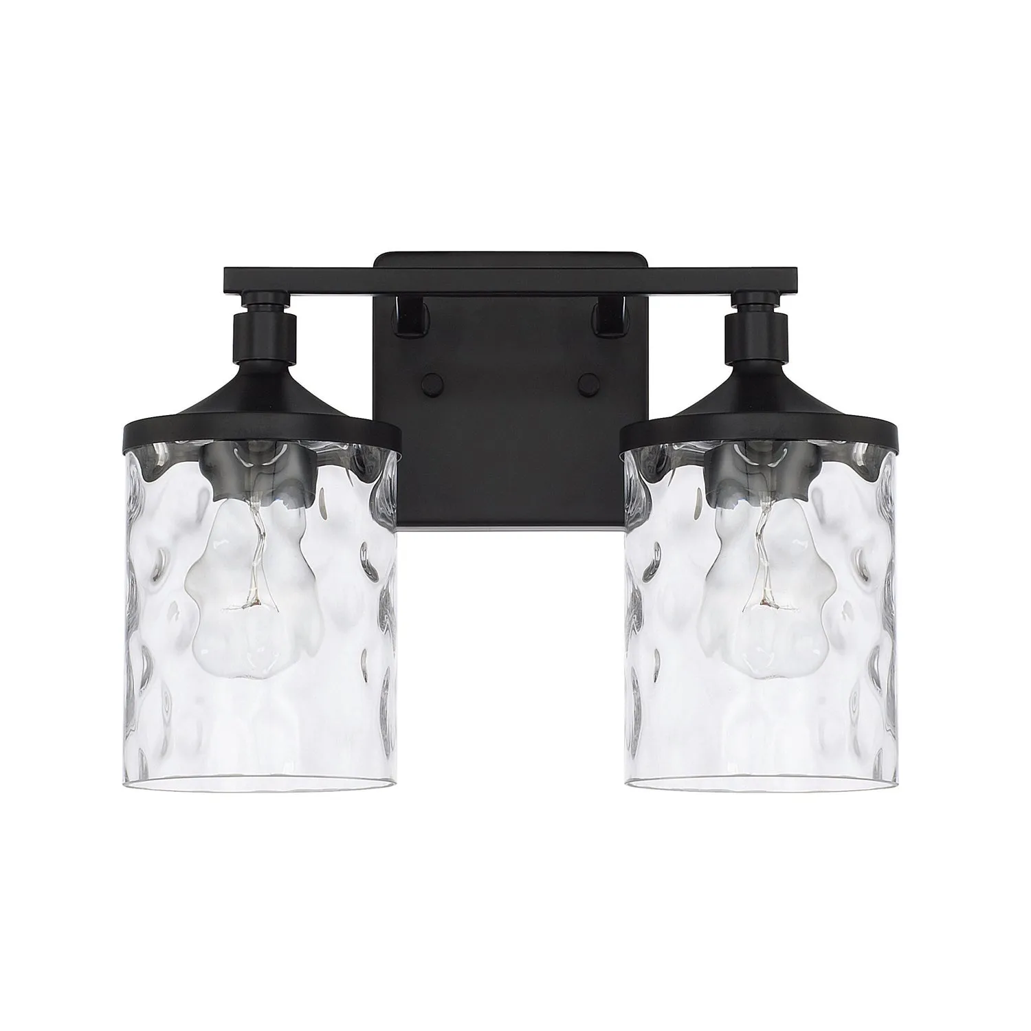 Colton 2-Light Vanity in Matte Black