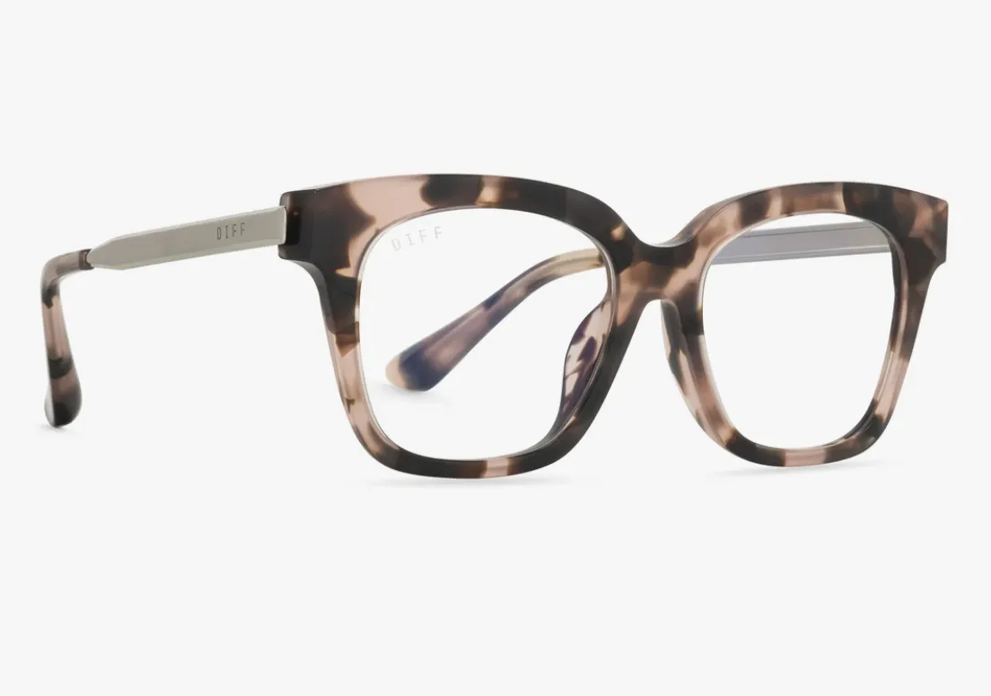 DIFF Bella XS Sunglasses - Himalayan Tortoise   Blue Light Technology