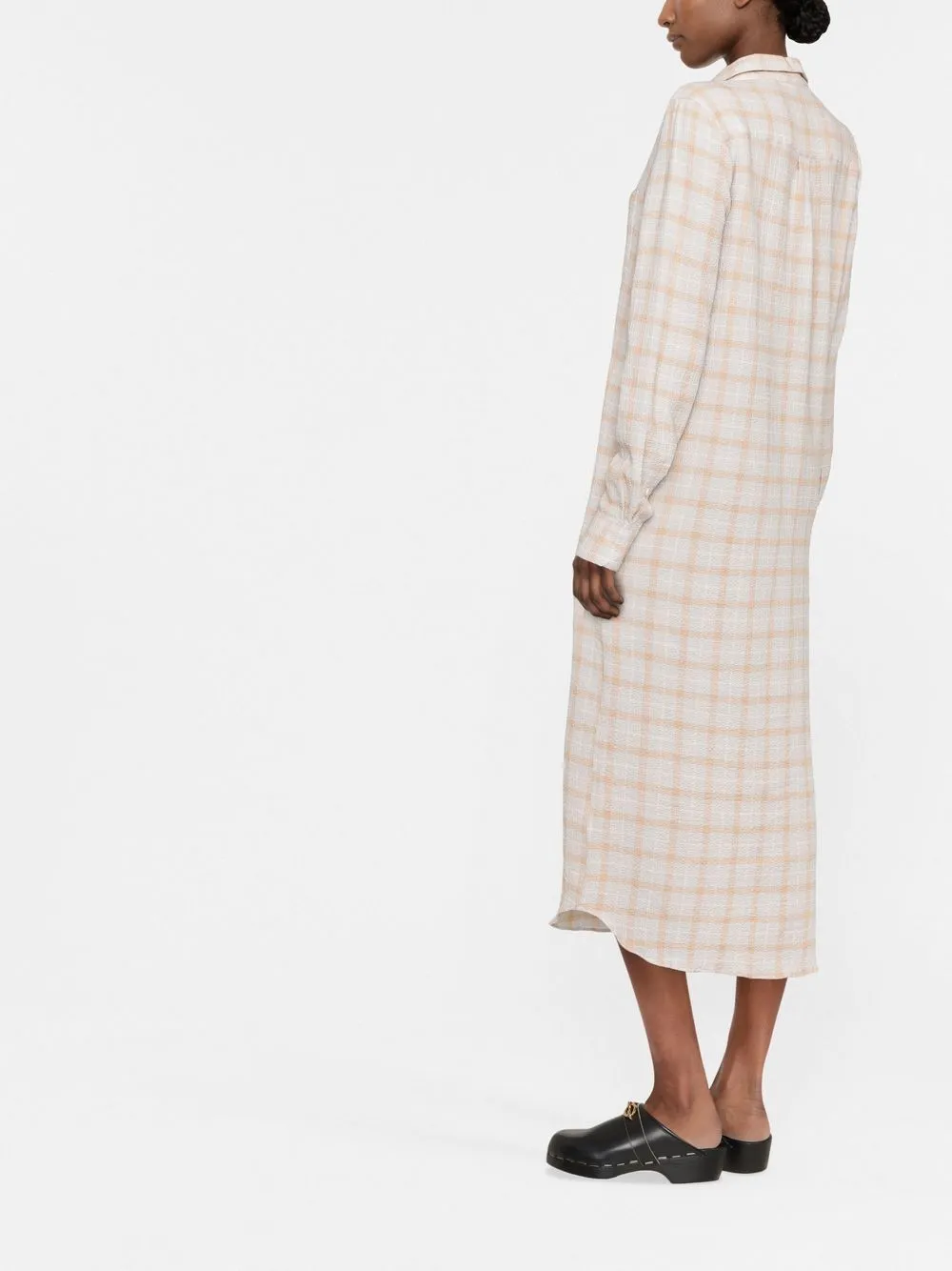 Everyday Shirtdress - Curry Checks