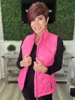 Fitted Zip Vest-2 Colors