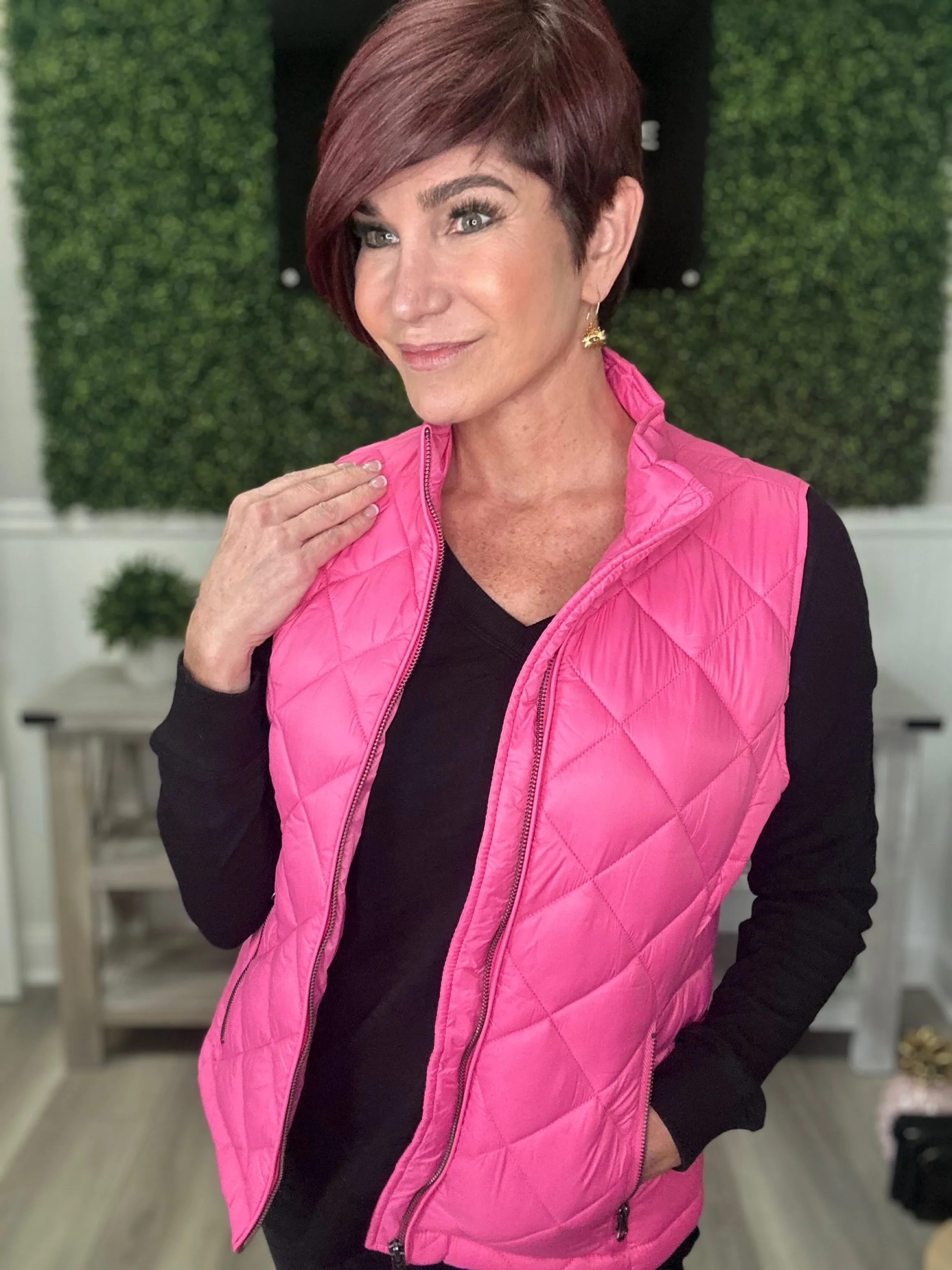 Fitted Zip Vest-2 Colors
