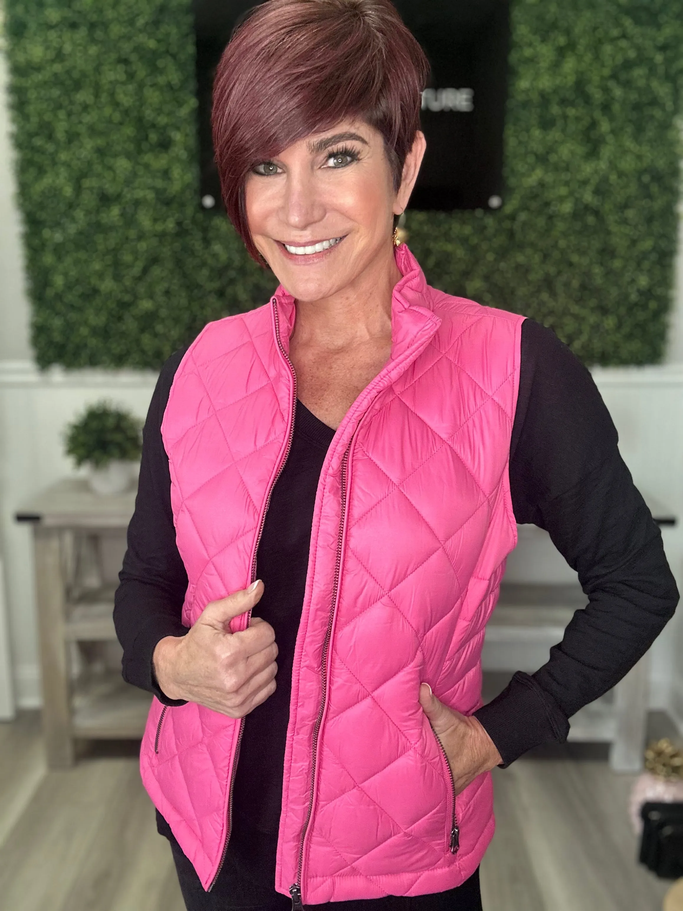 Fitted Zip Vest-2 Colors