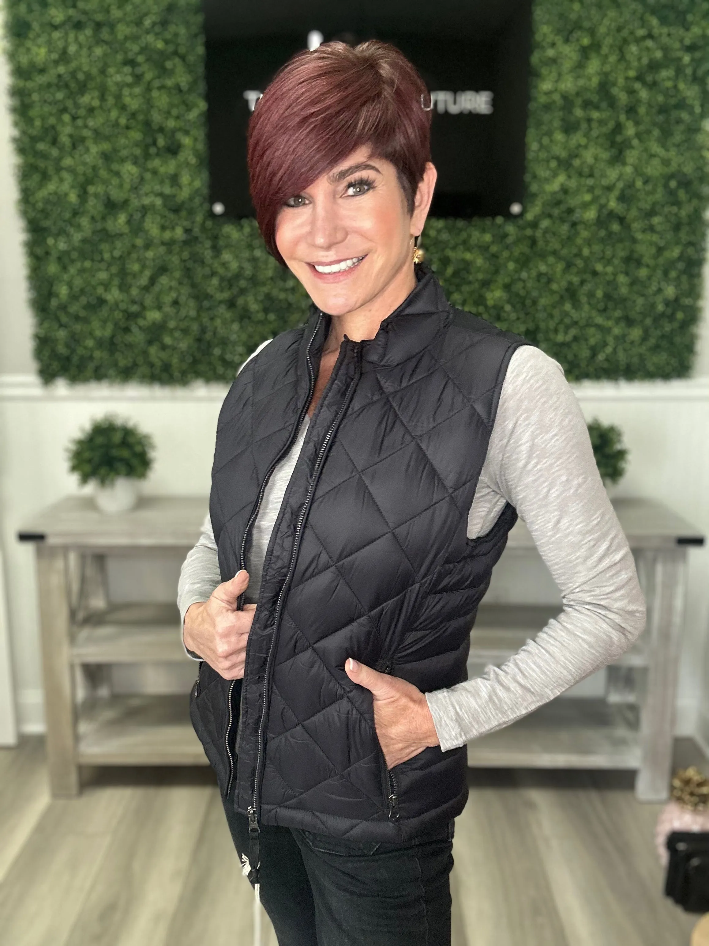 Fitted Zip Vest-2 Colors