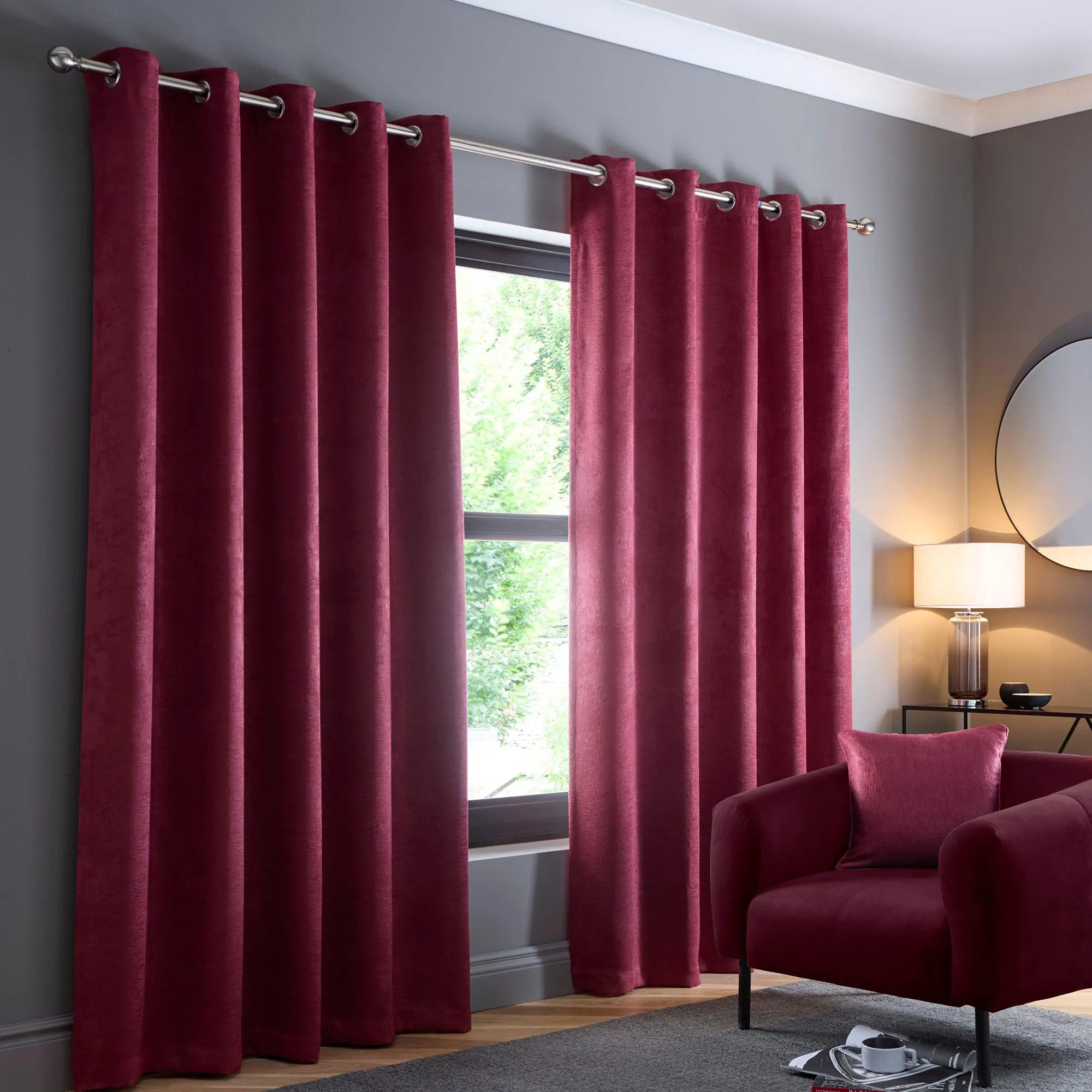 Fusion Strata Cushion - Wine