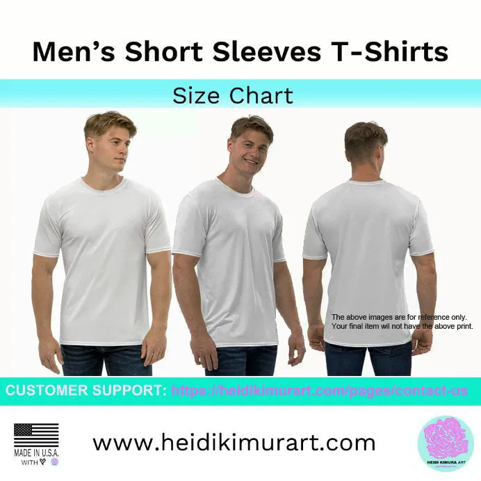Futuristic Pink Galaxy Men's T-shirt, Pink Galaxies Space Premium Tees For Men-Made in USA/EU/MX