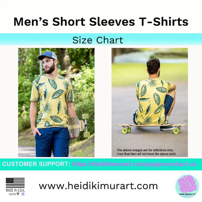 Futuristic Pink Galaxy Men's T-shirt, Pink Galaxies Space Premium Tees For Men-Made in USA/EU/MX