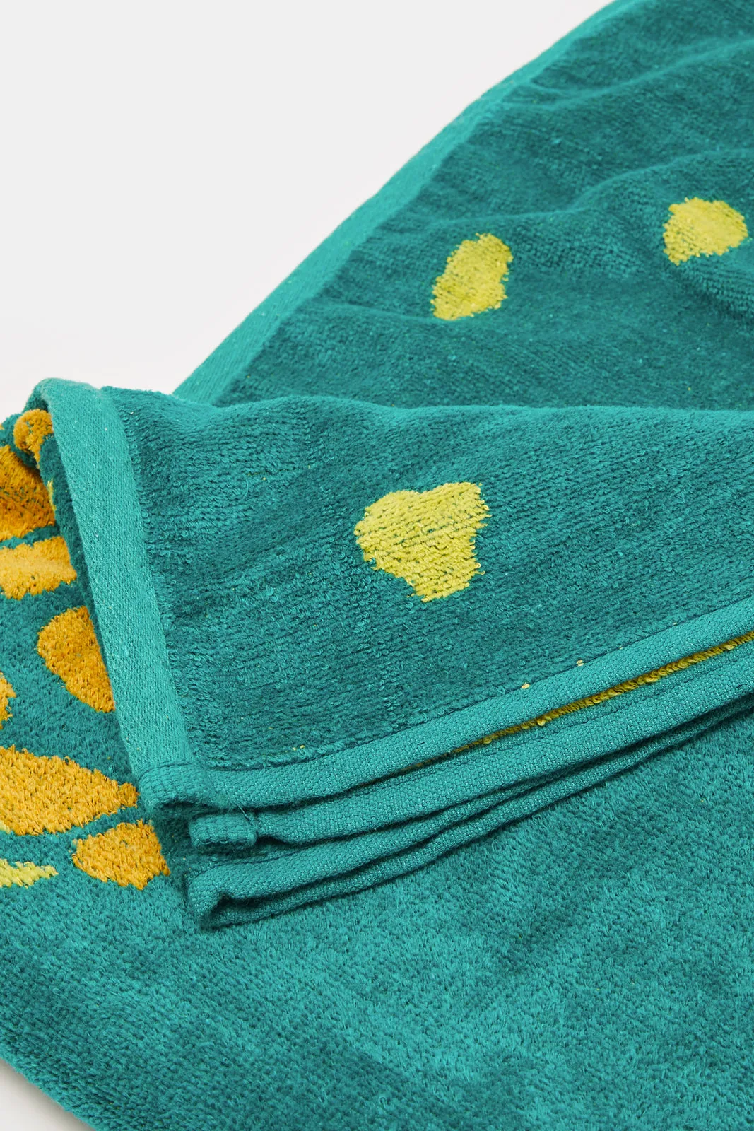 Green Pineapple Beach Towel