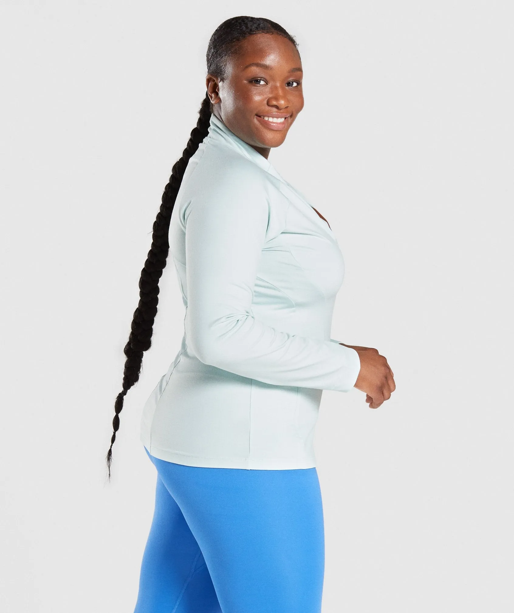 Gymshark Training Zip Up Jacket - Light Green