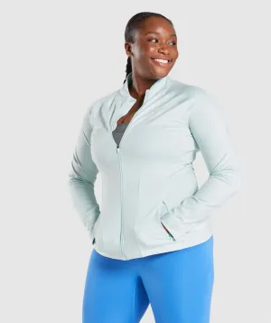 Gymshark Training Zip Up Jacket - Light Green