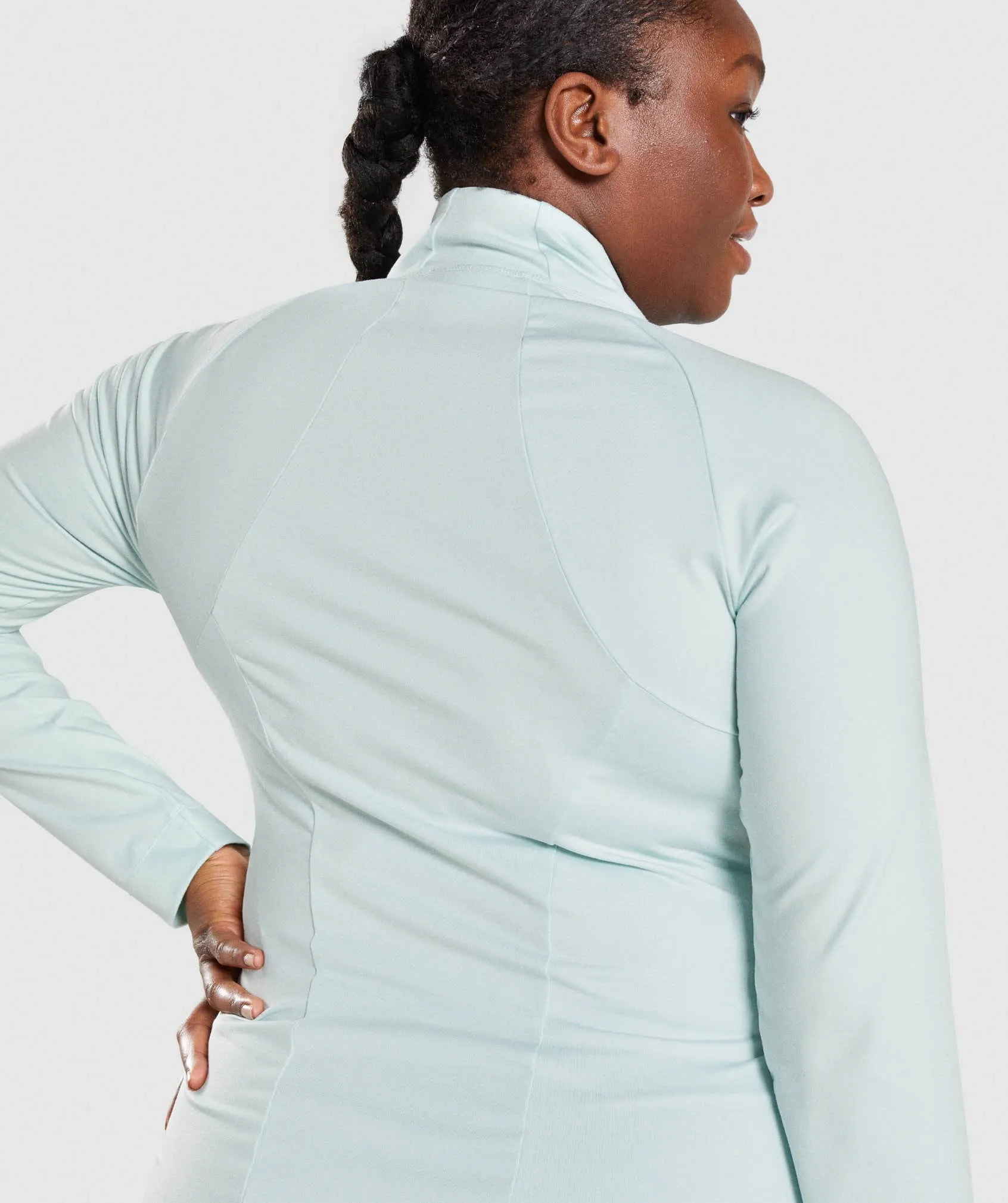Gymshark Training Zip Up Jacket - Light Green