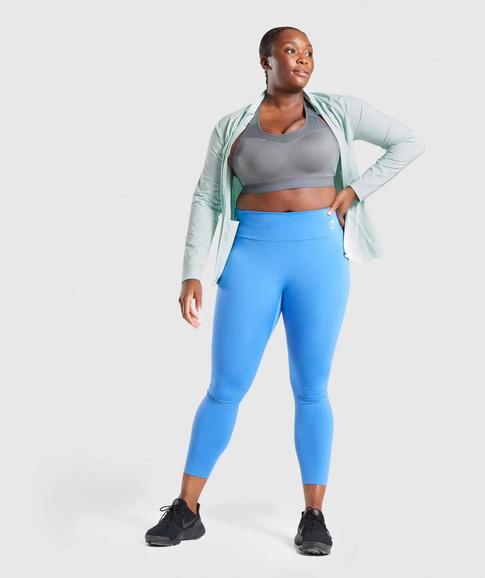 Gymshark Training Zip Up Jacket - Light Green