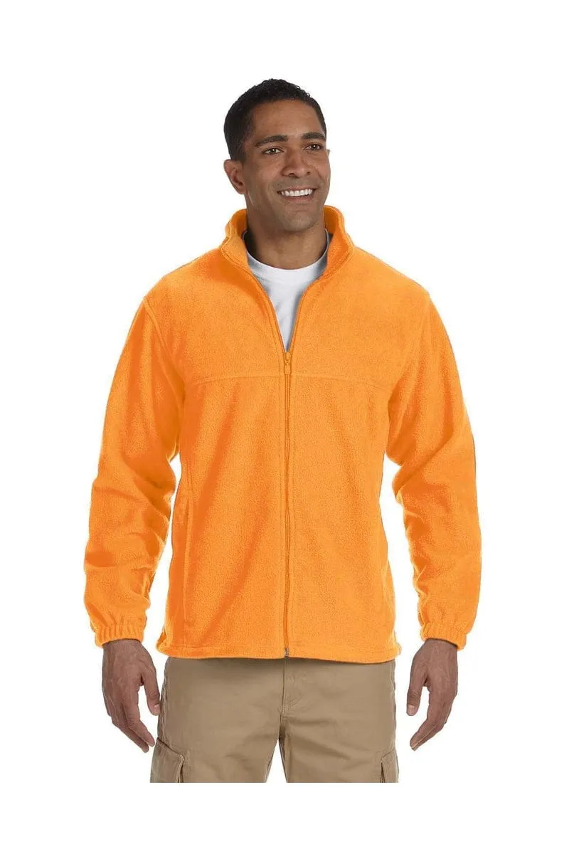 Harriton M990T: Men's Tall 8 oz. Full-Zip Fleece