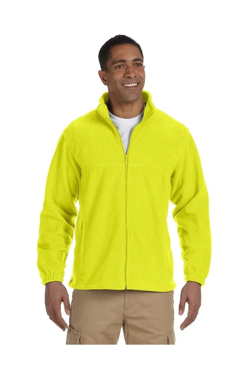 Harriton M990T: Men's Tall 8 oz. Full-Zip Fleece