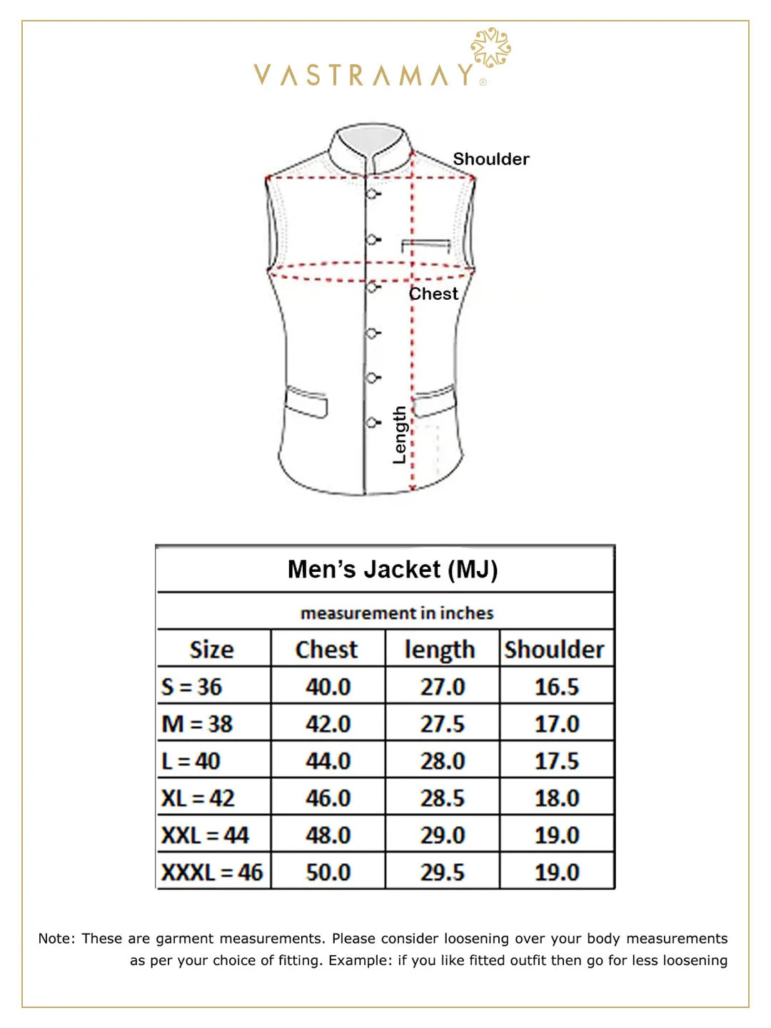 Jashvi Men's Gold Silk Blend Ethnic Jacket