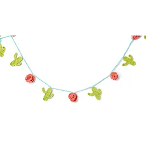 Lily Sugar'n Cream Crochet Cactus Garland