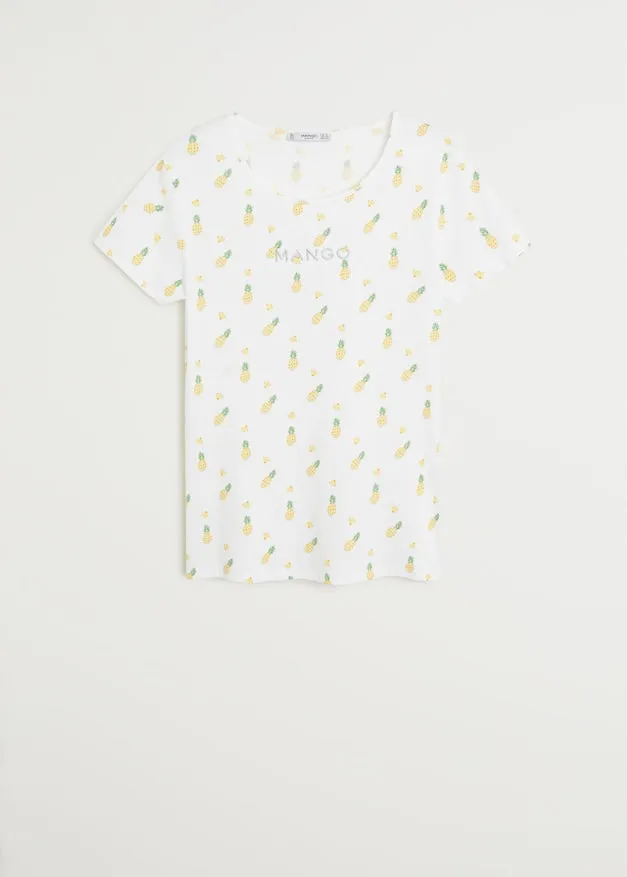 Mango Camiseta Womens T-Shirt