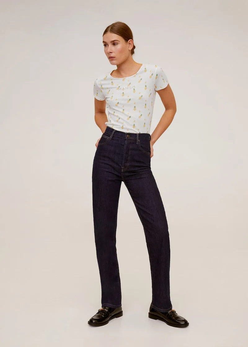 Mango Camiseta Womens T-Shirt