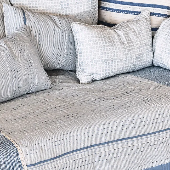 Marine Pinstripe quilt