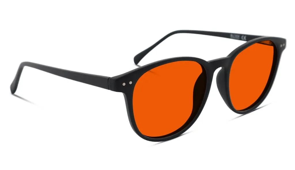 NightFall Billie Blue Blocking Glasses - Black - Prescription