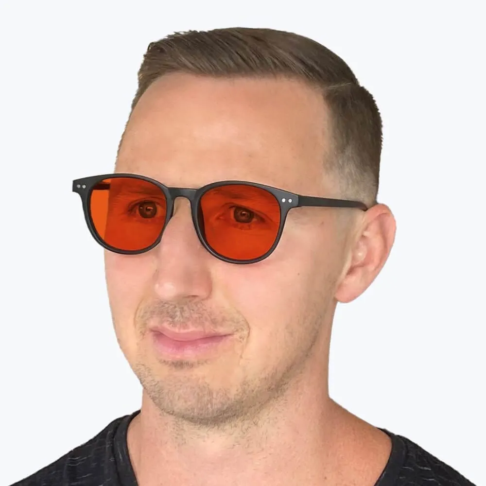 NightFall Billie Blue Blocking Glasses - Black - Prescription