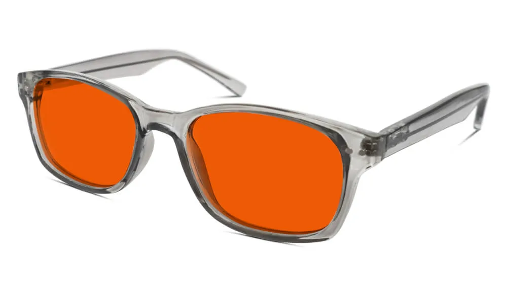 NightFall Wayfarer Blue Blocking Glasses - Pearl Grey - Prescription