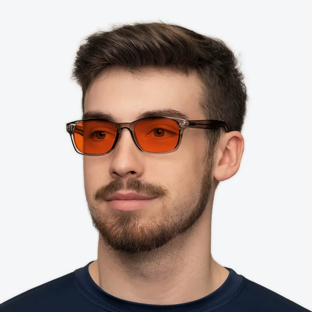NightFall Wayfarer Blue Blocking Glasses - Pearl Grey - Prescription