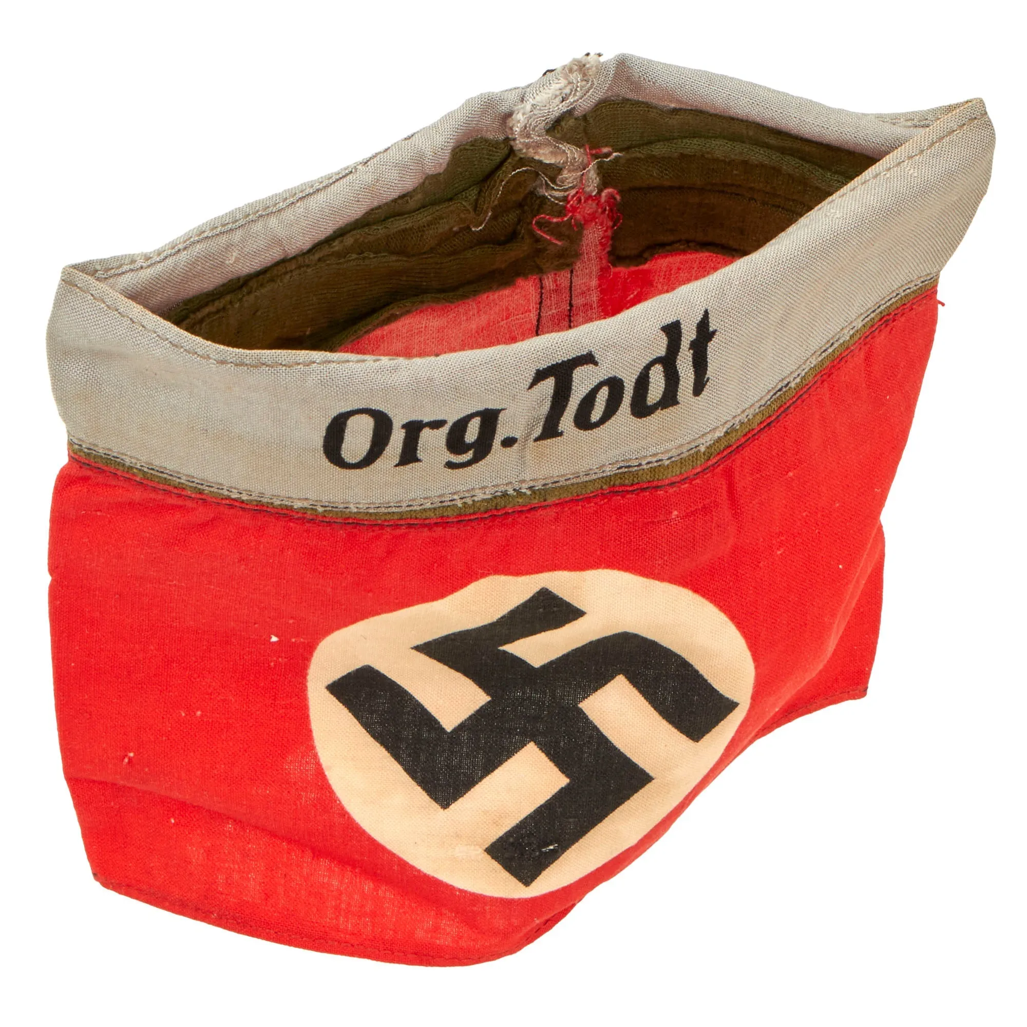 Original Rare German WWII NSDAP Organisation TODT Printed Armband