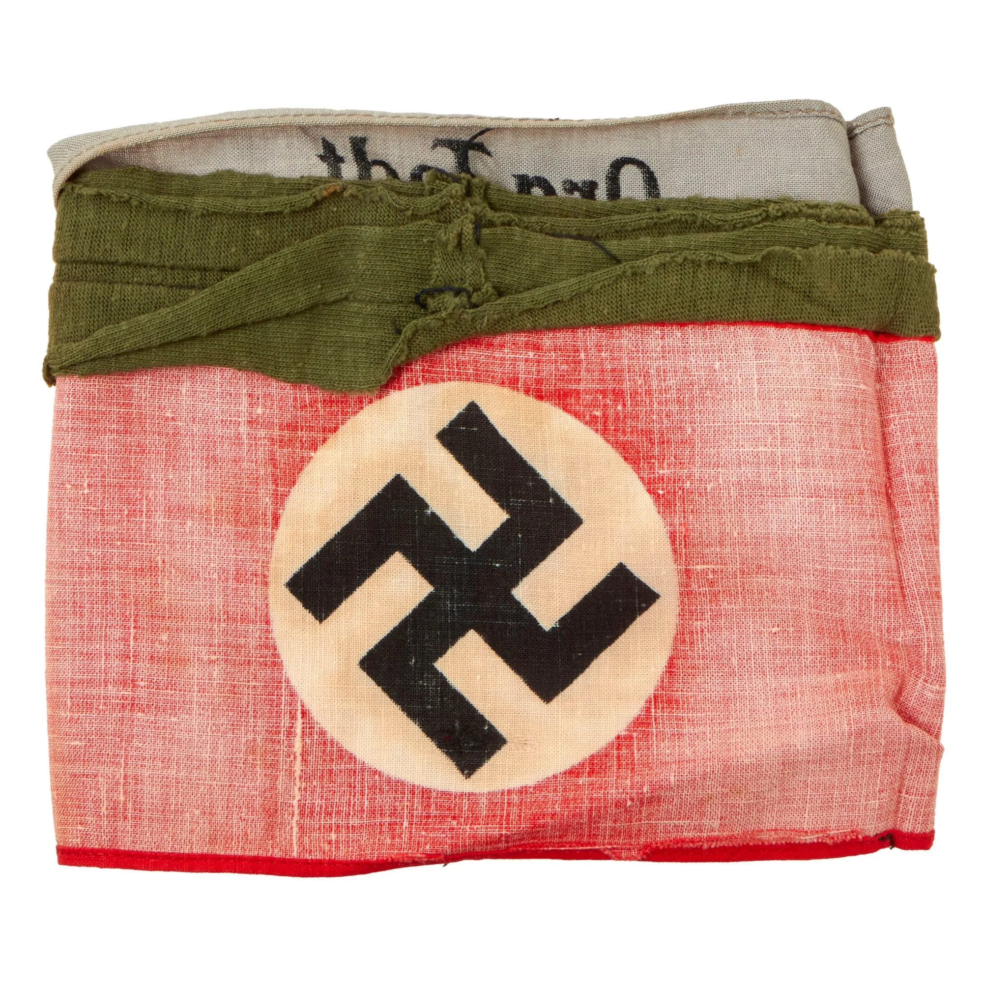 Original Rare German WWII NSDAP Organisation TODT Printed Armband