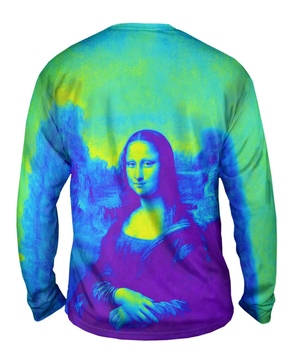 Pop Art - "Da Vinci Mona Lisa Purple Yellow" (1517)