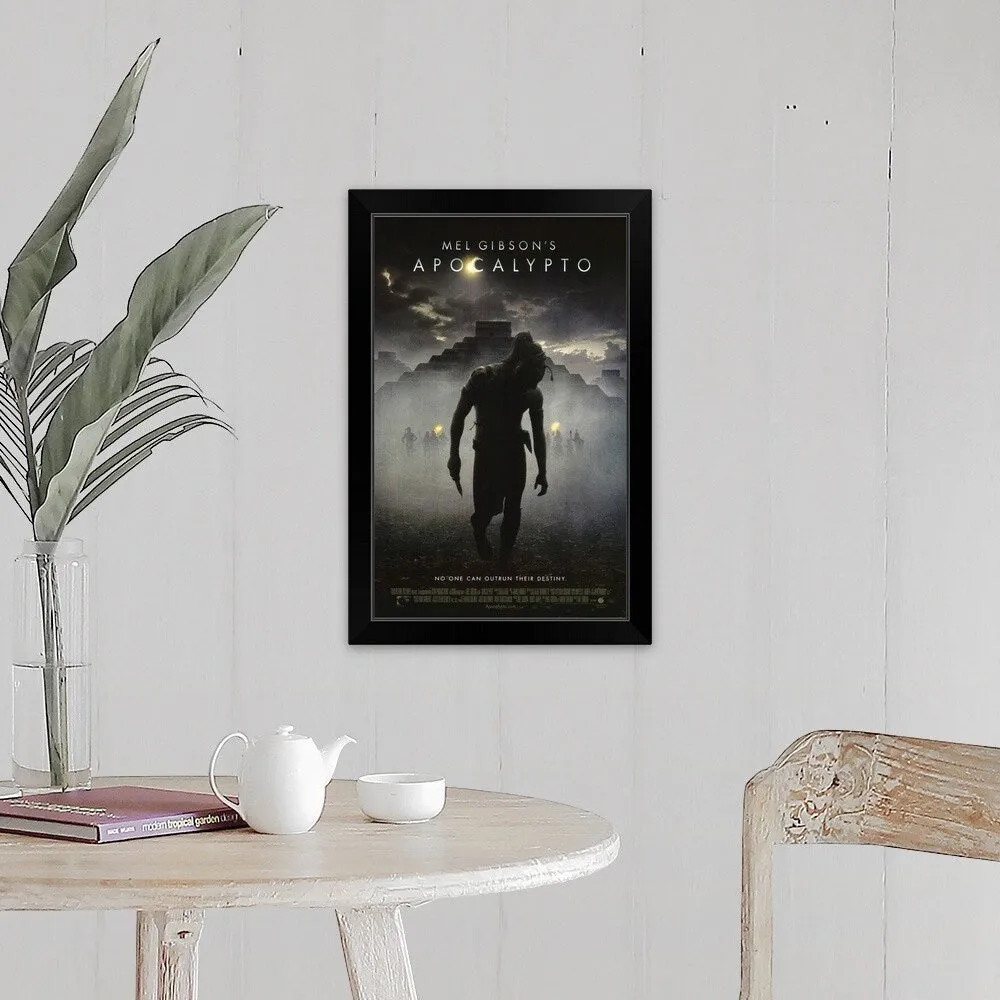 "Apocalypto (2006)" Black Framed Print