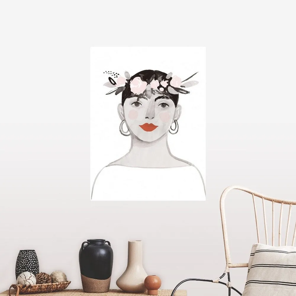 "Blossom Crown III" Poster Print