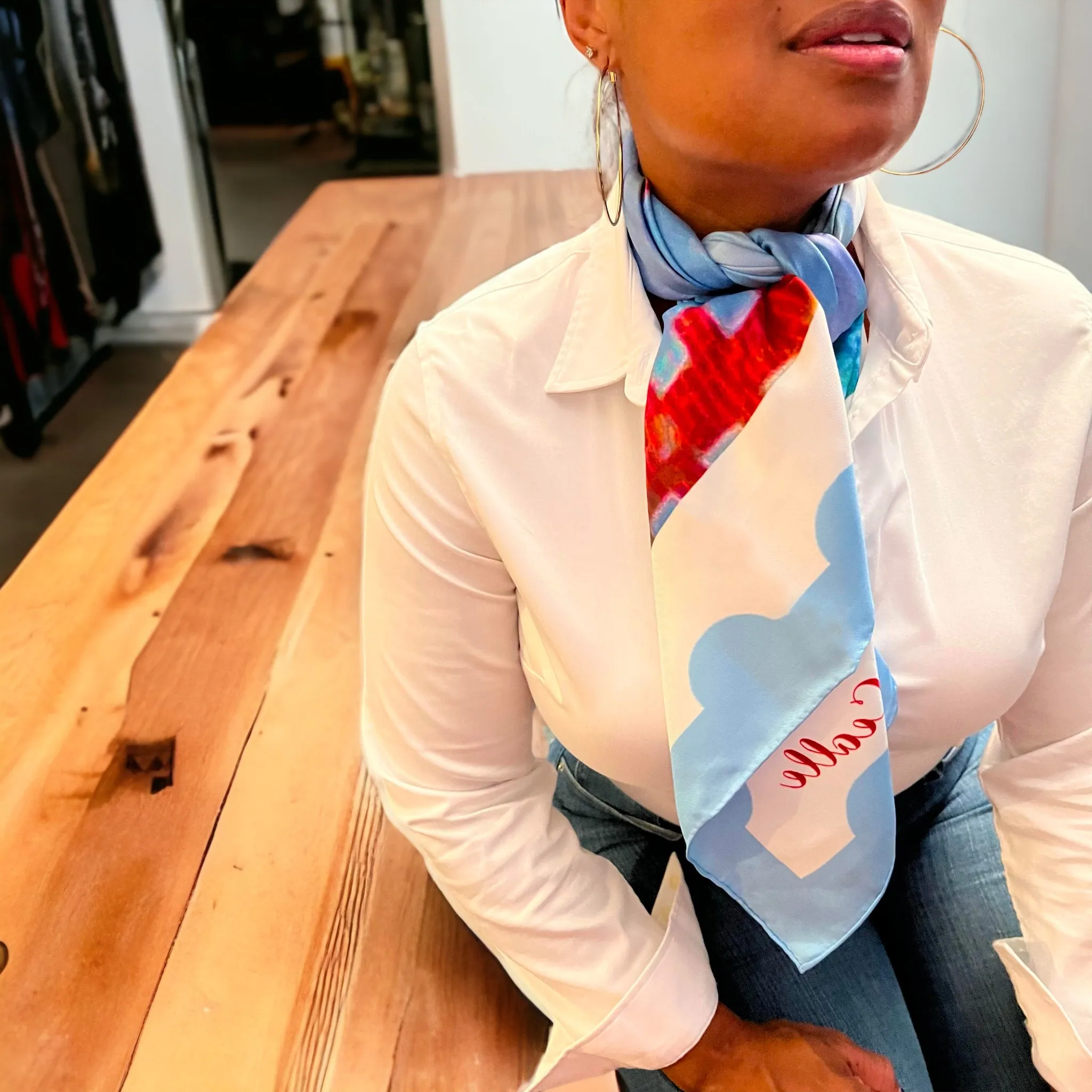 "Grace" Silk Twill Scarf