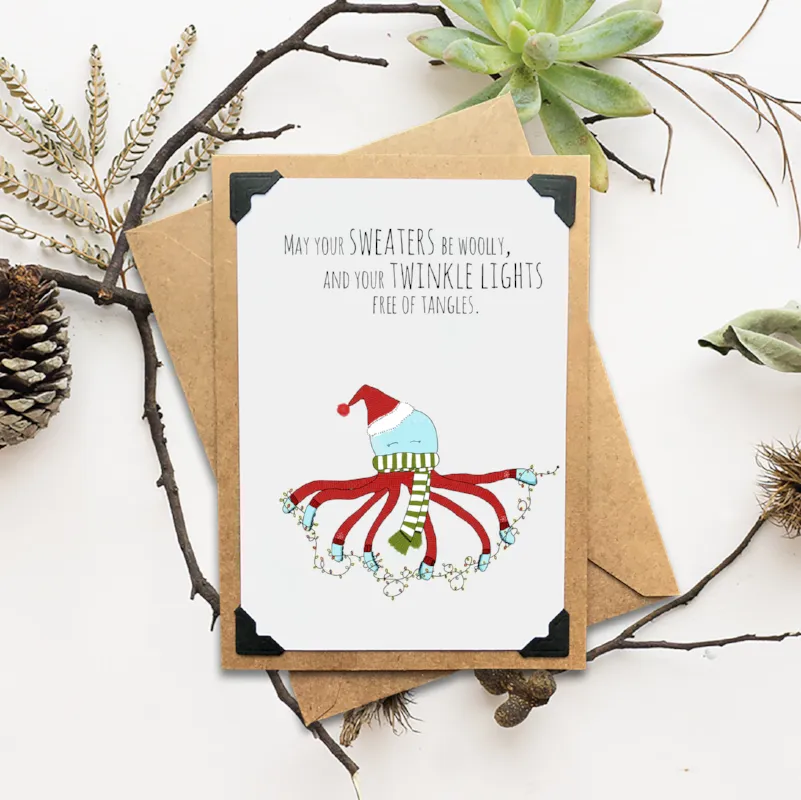 Rather Puckish Holiday Greeting Card - Multiple Styles