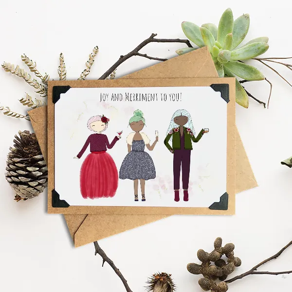Rather Puckish Holiday Greeting Card - Multiple Styles