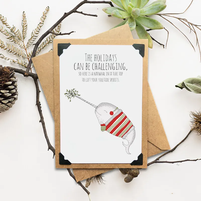 Rather Puckish Holiday Greeting Card - Multiple Styles