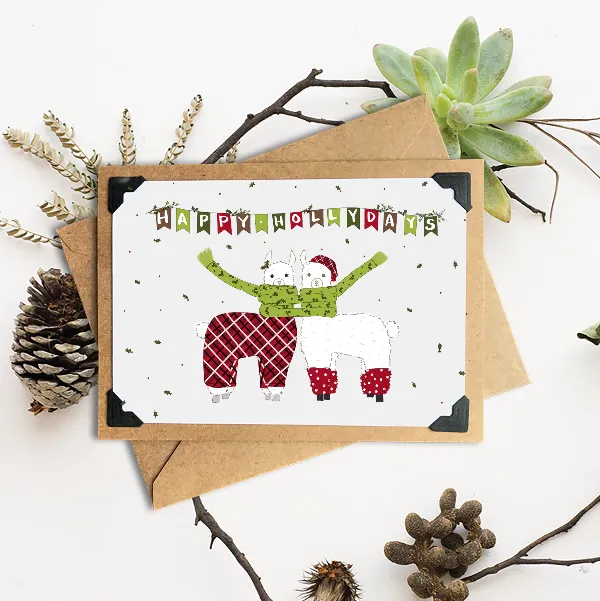 Rather Puckish Holiday Greeting Card - Multiple Styles