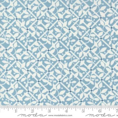 Shoreline - 55303-12 - Lattice Checks - Light Blue
