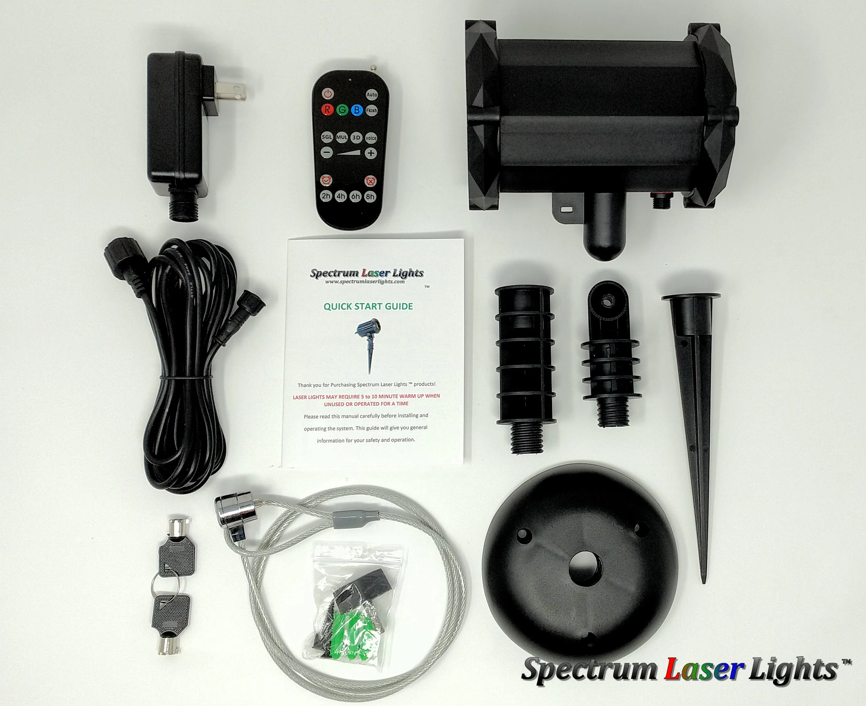 SL-41 - 3D The Enchanter 48 Pattern Laser Christmas Light with Bluetooth Speaker - 2nd GEN v2