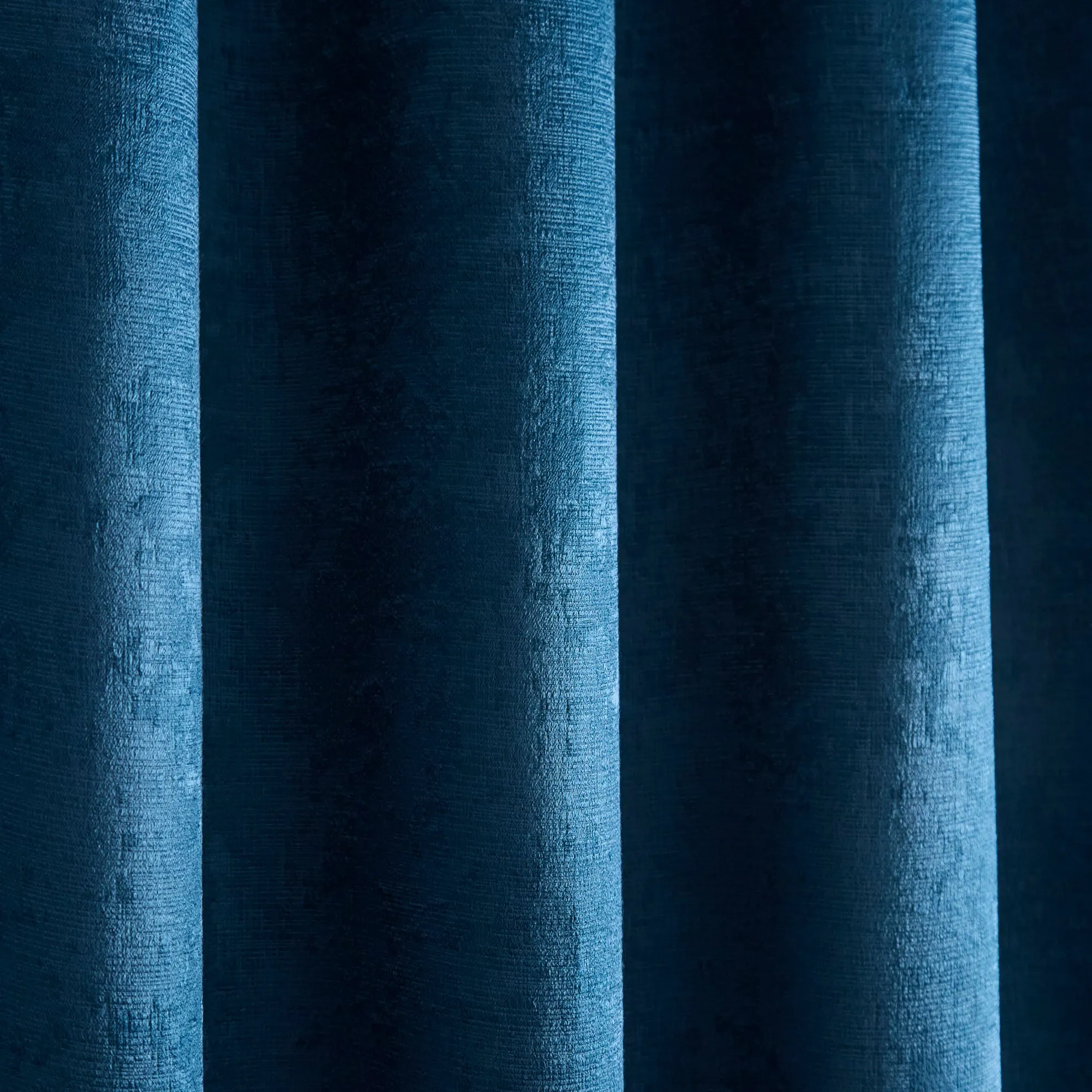 Strata Eyelet Single Panel Door Curtain by Fusion in Teal