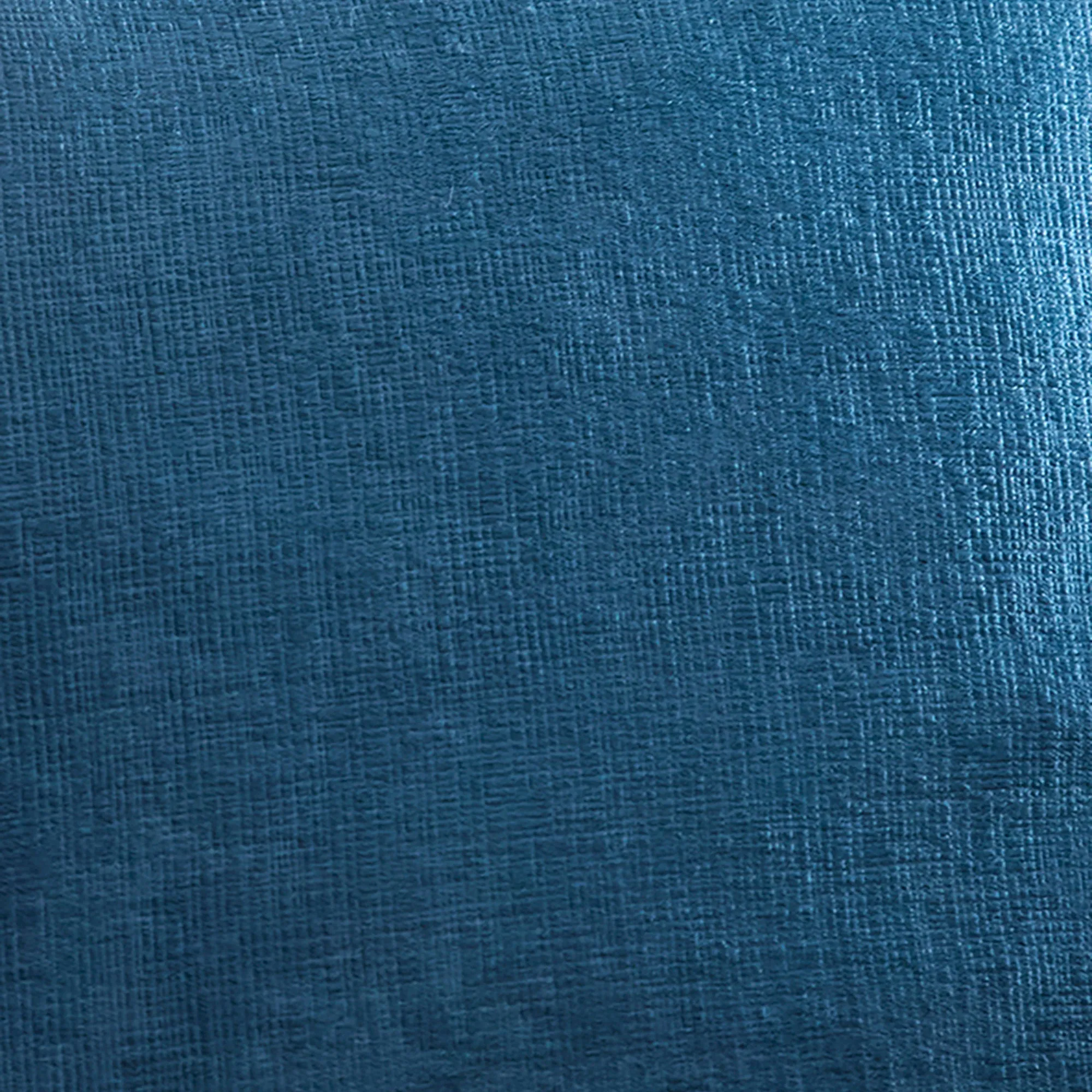Strata Eyelet Single Panel Door Curtain by Fusion in Teal
