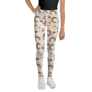 Trip Snacks Youth Leggings- matching family styles
